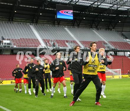 Fussball. Trainingslager Nationalteam Oesterreich. Abschlusstraining Stadion Klagenfurt. Klagenfurt, am 6.9.2007.
Foto: Kuess
---
pressefotos, pressefotografie, kuess, qs, qspictures, sport, bild, bilder, bilddatenbank