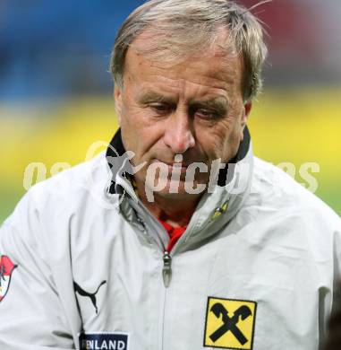 Fussball. Laenderspiel Oesterreich gegen Japan. Trainingslager Nationalteam Oesterreich. Abschlusstraining Stadion Klagenfurt. Trainer Josef Hickersberger.  Klagenfurt, am 6.9.2007.
Foto: Kuess
---
pressefotos, pressefotografie, kuess, qs, qspictures, sport, bild, bilder, bilddatenbank