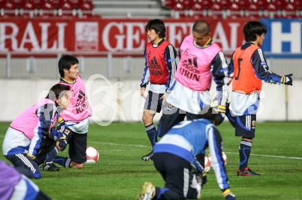 Fussball. Laenderspiel Oesterreich gegen Japan. Trainingslager Nationalteam Oesterreich. Abschlusstraining Nationalteam Japan im Stadion Klagenfurt.  Nalamura (Nr. 2).  Klagenfurt, am 6.9.2007.
Foto: Kuess
---
pressefotos, pressefotografie, kuess, qs, qspictures, sport, bild, bilder, bilddatenbank