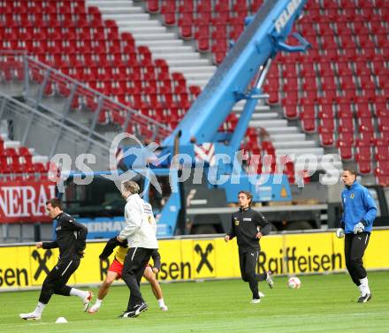 Fussball. Trainingslager Nationalteam Oesterreich. Abschlusstraining Stadion Klagenfurt. Klagenfurt, am 6.9.2007.
Foto: Kuess
---
pressefotos, pressefotografie, kuess, qs, qspictures, sport, bild, bilder, bilddatenbank