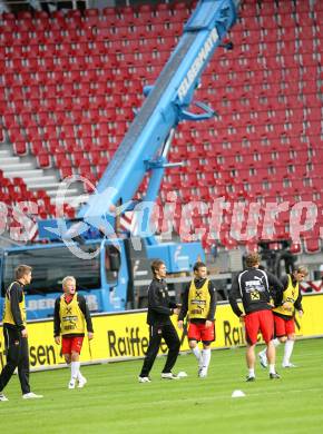 Fussball. Trainingslager Nationalteam Oesterreich. Abschlusstraining Stadion Klagenfurt. Klagenfurt, am 6.9.2007.
Foto: Kuess
---
pressefotos, pressefotografie, kuess, qs, qspictures, sport, bild, bilder, bilddatenbank