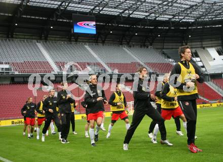 Fussball. Trainingslager Nationalteam Oesterreich. Abschlusstraining Stadion Klagenfurt. Klagenfurt, am 6.9.2007.
Foto: Kuess
---
pressefotos, pressefotografie, kuess, qs, qspictures, sport, bild, bilder, bilddatenbank