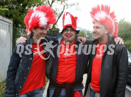 Fussball. Laenderspiel Oesterreich gegen Japan. Fans.  Klagenfurt, am 7.9.2007.
Foto: Kuess
---
pressefotos, pressefotografie, kuess, qs, qspictures, sport, bild, bilder, bilddatenbank