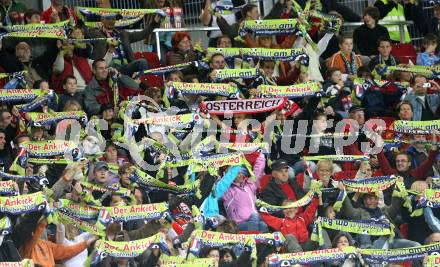 Fussball. Laenderspiel Oesterreich gegen Japan. Fans.  Klagenfurt, am 7.9.2007.
Foto: Kuess
---
pressefotos, pressefotografie, kuess, qs, qspictures, sport, bild, bilder, bilddatenbank