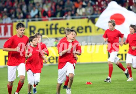 Fussball. Laenderspiel Oesterreich gegen Japan. Nachwuchsfussballer. Klagenfurt, am 7.9.2007.
Foto: Kuess
---
pressefotos, pressefotografie, kuess, qs, qspictures, sport, bild, bilder, bilddatenbank