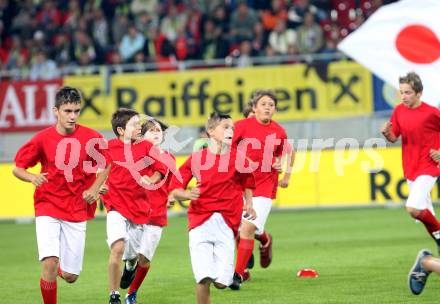 Fussball. Laenderspiel Oesterreich gegen Japan. Nachwuchsfussballer. Klagenfurt, am 7.9.2007.
Foto: Kuess
---
pressefotos, pressefotografie, kuess, qs, qspictures, sport, bild, bilder, bilddatenbank