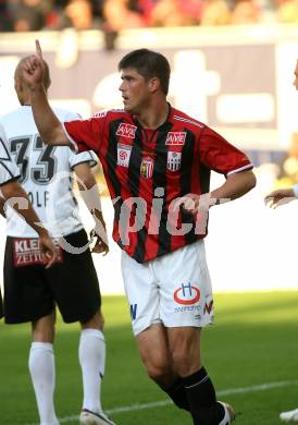 Fussball Bundesliga. SK Austria Kaernten gegen LASK Linz. Mario Mijatovic (LASK). Hypo Group Arena. Klagenfurt, am 22.9.2007.
Foto: Kuess 
---
pressefotos, pressefotografie, kuess, qs, qspictures, sport, bild, bilder, bilddatenbank