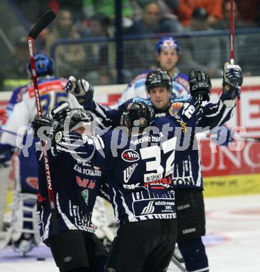 Erste Bank Eishockey Bundesliga. VSV gegen Alba Volan Fetiva. Torjubel (Alba Volan). Villach, am 27.9.2007.
Foto: Kuess
---
pressefotos, pressefotografie, kuess, qs, qspictures, sport, bild, bilder, bilddatenbank