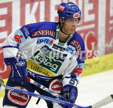 Erste Bank Eishockey Bundesliga. VSV gegen Alba Volan Fetiva. Thomas Raffl (VSV). Villach, am 27.9.2007.
Foto: Kuess
---
pressefotos, pressefotografie, kuess, qs, qspictures, sport, bild, bilder, bilddatenbank