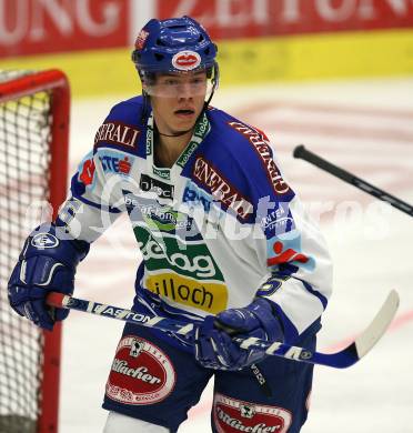 Erste Bank Eishockey Bundesliga. VSV gegen Alba Volan Fetiva. Thomas Raffl (VSV). Villach, am 27.9.2007.
Foto: Kuess
---
pressefotos, pressefotografie, kuess, qs, qspictures, sport, bild, bilder, bilddatenbank