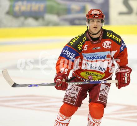 Erste Bank Eishockey Bundesliga. KAC gegen EHC Liwest Linz. Paul Schellander (KAC). Klagenfurt, am 28.9.2007.
Foto: Kuess
---
pressefotos, pressefotografie, kuess, qs, qspictures, sport, bild, bilder, bilddatenbank