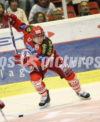 Erste Bank Eishockey Bundesliga. KAC gegen EHC Liwest Linz. Benjamin Thomson (KAC). Klagenfurt, am 28.9.2007.
Foto: Kuess
---
pressefotos, pressefotografie, kuess, qs, qspictures, sport, bild, bilder, bilddatenbank