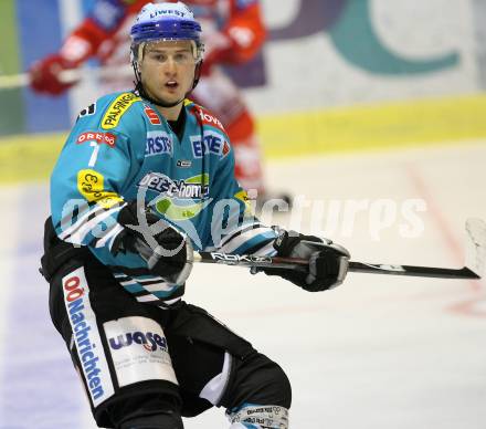 Erste Bank Eishockey Bundesliga. KAC gegen EHC Liwest Linz. Jean Francois David (Linz). Klagenfurt, am 28.9.2007.
Foto: Kuess
---
pressefotos, pressefotografie, kuess, qs, qspictures, sport, bild, bilder, bilddatenbank