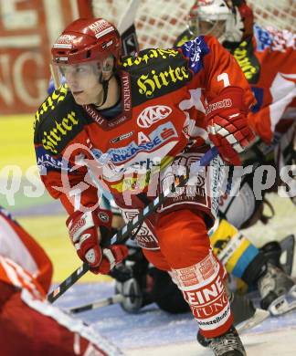 Erste Bank Eishockey Bundesliga. KAC gegen EHC Liwest Linz. Herbert Ratz (KAC). Klagenfurt, am 28.9.2007.
Foto: Kuess
---
pressefotos, pressefotografie, kuess, qs, qspictures, sport, bild, bilder, bilddatenbank