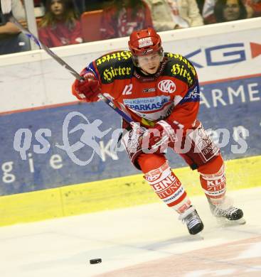 Erste Bank Eishockey Bundesliga. KAC gegen EHC Liwest Linz. Benjamin Thomson (KAC). Klagenfurt, am 28.9.2007.
Foto: Kuess
---
pressefotos, pressefotografie, kuess, qs, qspictures, sport, bild, bilder, bilddatenbank