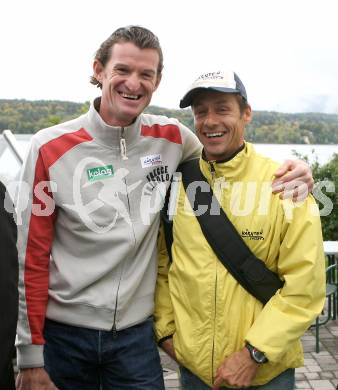 Kaernten Sport. Triathlon. Hannes Hempel, Norbert Domnik. Forstsee, am 28.9.2007.
Foto: Kuess
---
pressefotos, pressefotografie, kuess, qs, qspictures, sport, bild, bilder, bilddatenbank