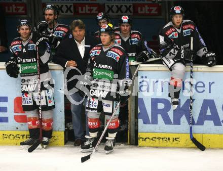 Erste Bank Eishockey Bundesliga. VSV gegen Graz 99ers. Enttaeuschung bei den Grazern. Villach, am 30.9.2007.
Foto: Kuess 
---
pressefotos, pressefotografie, kuess, qs, qspictures, sport, bild, bilder, bilddatenbank