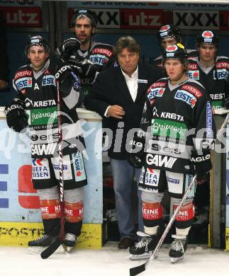 Erste Bank Eishockey Bundesliga. VSV gegen Graz 99ers. Enttaeuschung bei den Grazern. Villach, am 30.9.2007.
Foto: Kuess 
---
pressefotos, pressefotografie, kuess, qs, qspictures, sport, bild, bilder, bilddatenbank