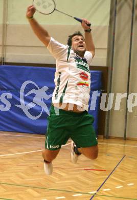 Badminton Bundesliga. ASKOE Kelag Kaernten. Peter Kreulitsch. Klagenfurt, am 4.10.2007.
Foto: Kuess
---
pressefotos, pressefotografie, kuess, qs, qspictures, sport, bild, bilder, bilddatenbank