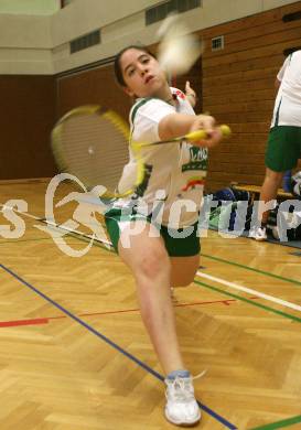 Badminton Bundesliga. ASKOE Kelag Kaernten. Belinda Heber. Klagenfurt, am 4.10.2007.
Foto: Kuess
---
pressefotos, pressefotografie, kuess, qs, qspictures, sport, bild, bilder, bilddatenbank