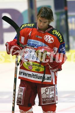 Erste Bank Eishockey Bundesliga. KAC gegen VSV. Silvio Jakobitsch (KAC). Klagenfurt, am 4.10.2007.
Foto: Kuess
---
pressefotos, pressefotografie, kuess, qs, qspictures, sport, bild, bilder, bilddatenbank