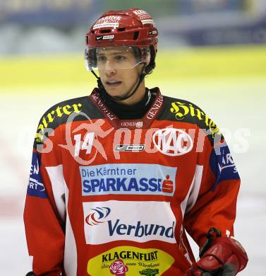 Erste Bank Eishockey Bundesliga. KAC gegen VSV. Johannes Reichel (KAC). Klagenfurt, am 4.10.2007.
Foto: Kuess
---
pressefotos, pressefotografie, kuess, qs, qspictures, sport, bild, bilder, bilddatenbank