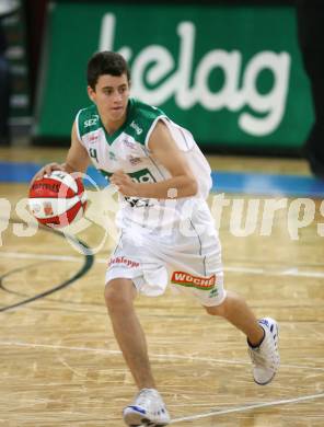 Basketball Bundesliga. Woerthersee Piraten gegen Team Swans Gmunden. Martin Breithuber (Piraten). Klagenfurt, am 6.10.2007.
Foto: Kuess
---
pressefotos, pressefotografie, kuess, qs, qspictures, sport, bild, bilder, bilddatenbank