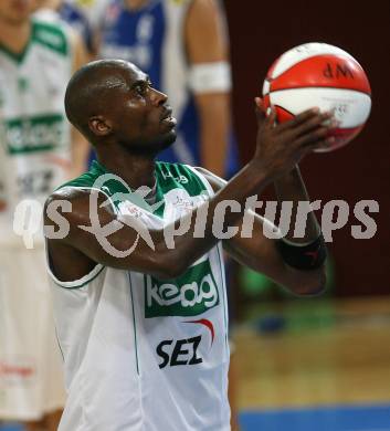 Basketball Bundesliga. Woerthersee Piraten gegen Team Swans Gmunden. Marquis Wright (Piraten). Klagenfurt, am 6.10.2007.
Foto: Kuess
---
pressefotos, pressefotografie, kuess, qs, qspictures, sport, bild, bilder, bilddatenbank