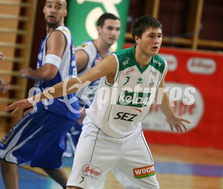 Basketball Bundesliga. Woerthersee Piraten gegen Team Swans Gmunden. Bernhard Weber (Piraten). Klagenfurt, am 6.10.2007.
Foto: Kuess
---
pressefotos, pressefotografie, kuess, qs, qspictures, sport, bild, bilder, bilddatenbank