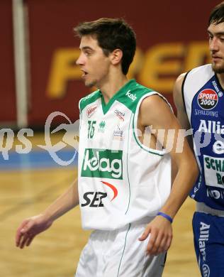 Basketball Bundesliga. Woerthersee Piraten gegen Team Swans Gmunden. Edgar Allesch (Piraten). Klagenfurt, am 6.10.2007.
Foto: Kuess
---
pressefotos, pressefotografie, kuess, qs, qspictures, sport, bild, bilder, bilddatenbank