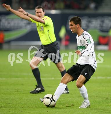 Fussball Bundesliga. SK Austria kaernten gegen Rapid Wien. Sandro Zakany (Kaernten). Klagenfurt, am 7.10.2007.
Foto: Kuess
---
pressefotos, pressefotografie, kuess, qs, qspictures, sport, bild, bilder, bilddatenbank