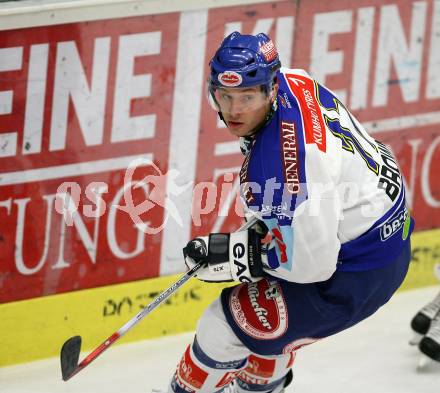 Erste Bank Eishockey Bundesliga. VSV gegen Innsbruck. Marc Brown (VSV). Klagenfurt, am 7.10.2007.
Foto: Kuess 
---
pressefotos, pressefotografie, kuess, qs, qspictures, sport, bild, bilder, bilddatenbank