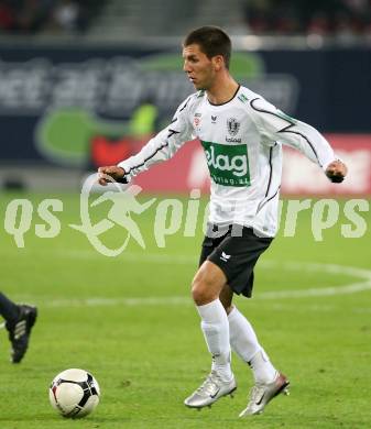 Fussball Bundesliga. SK Austria kaernten gegen Rapid Wien. Sandro Zakany (Kaernten). Klagenfurt, am 7.10.2007.
Foto: Kuess
---
pressefotos, pressefotografie, kuess, qs, qspictures, sport, bild, bilder, bilddatenbank