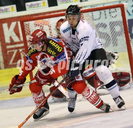 Erste Bank Eishockey Bundesliga. KAC gegen Alba Volan.  Paul Schellander (KAC). Klagenfurt, am 9.10.2007.
Foto: Kuess
---
pressefotos, pressefotografie, kuess, qs, qspictures, sport, bild, bilder, bilddatenbank