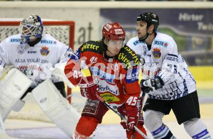 Erste Bank Eishockey Bundesliga. KAC gegen Alba Volan.  Torjubel. Dave Schuller (KAC). Klagenfurt, am 9.10.2007.
Foto: Kuess
---
pressefotos, pressefotografie, kuess, qs, qspictures, sport, bild, bilder, bilddatenbank