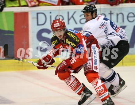 Erste Bank Eishockey Bundesliga. KAC gegen Alba Volan.  Paul Schellander (KAC). Klagenfurt, am 9.10.2007.
Foto: Kuess
---
pressefotos, pressefotografie, kuess, qs, qspictures, sport, bild, bilder, bilddatenbank