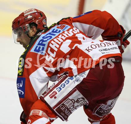 Erste Bank Eishockey Bundesliga. KAC gegen Alba Volan.  Andrew Schneider(KAC). Klagenfurt, am 9.10.2007.
Foto: Kuess
---
pressefotos, pressefotografie, kuess, qs, qspictures, sport, bild, bilder, bilddatenbank