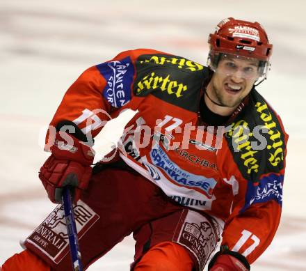 Erste Bank Eishockey Bundesliga. KAC gegen Alba Volan. Gregor Hager (KAC) . Klagenfurt, am 9.10.2007.
Foto: Kuess
---
pressefotos, pressefotografie, kuess, qs, qspictures, sport, bild, bilder, bilddatenbank