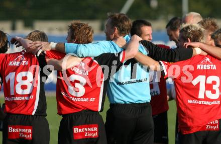 Fussball Regionalliga Mitte. SAK gegen WAC-St. Andrae. Jubel St. Andrae (WAC/St. Andrae). Klagenfurt, 13.10.2007
Foto: Kuess
---
pressefotos, pressefotografie, kuess, qs, qspictures, sport, bild, bilder, bilddatenbank