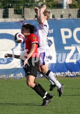 Fussball Regionalliga Mitte. SAK gegen WAC-St. Andrae. Thomas Reichhold (SAK), Zeljko Simic (St. Andrae).  Klagenfurt, 13.10.2007
Foto: Kuess
---
pressefotos, pressefotografie, kuess, qs, qspictures, sport, bild, bilder, bilddatenbank