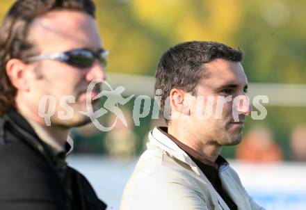 Fussball Regionalliga Mitte. SAK gegen WAC-St. Andrae. Trainer Igor Ogris und Goran Lucic (SAK).  Klagenfurt, 13.10.2007
Foto: Kuess
---
pressefotos, pressefotografie, kuess, qs, qspictures, sport, bild, bilder, bilddatenbank