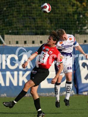 Fussball Regionalliga Mitte. SAK gegen WAC-St. Andrae. Thomas Reichhold (SAK), Zeljko Simic (WAC/St. Andrae). Klagenfurt, 13.10.2007
Foto: Kuess
---
pressefotos, pressefotografie, kuess, qs, qspictures, sport, bild, bilder, bilddatenbank