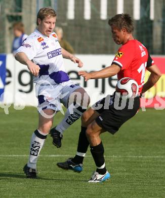 Fussball Regionalliga Mitte. SAK gegen WAC-St. Andrae. Thomas Reichhold (SAK), simon Dvorsak (WAC/St. Andrae). Klagenfurt, 13.10.2007
Foto: Kuess
---
pressefotos, pressefotografie, kuess, qs, qspictures, sport, bild, bilder, bilddatenbank