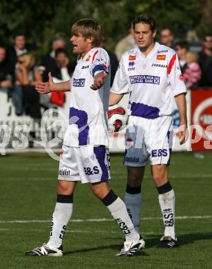 Fussball Regionalliga Mitte. SAK gegen WAC-St. Andrae. Christian Kraiger, Michael Huebler (SAK). Klagenfurt, 13.10.2007
Foto: Kuess
---
pressefotos, pressefotografie, kuess, qs, qspictures, sport, bild, bilder, bilddatenbank