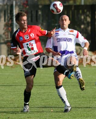 Fussball Regionalliga Mitte. SAK gegen WAC-St. Andrae.  Dvorsak Simon (St. Andrae), Senad Tiganj (SAK).
Klagenfurt, 13.10.2007
Foto: Kuess
---
pressefotos, pressefotografie, kuess, qs, qspictures, sport, bild, bilder, bilddatenbank