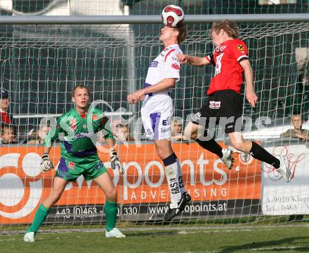 Fussball Regionalliga Mitte. SAK gegen WAC-St. Andrae. Alexander Kofler, Claus Neidhardt (SAK). Klagenfurt, 13.10.2007
Foto: Kuess
---
pressefotos, pressefotografie, kuess, qs, qspictures, sport, bild, bilder, bilddatenbank