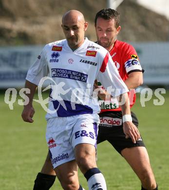 Fussball Regionalliga Mitte. SAK gegen WAC-St. Andrae. Senad Tiganj (SAK), Hannes Jochum (WAC/St. Andrae). Klagenfurt, 13.10.2007
Foto: Kuess
---
pressefotos, pressefotografie, kuess, qs, qspictures, sport, bild, bilder, bilddatenbank