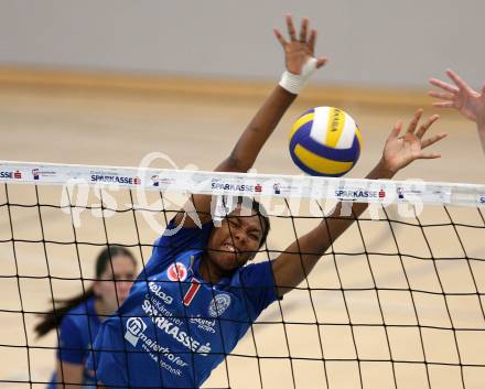 Volleyball Bundesliga. ATSC Wildcats gegen Zok Rijeka.  HOLNESS Tasha Sherline (Wildcats). Klagenfurt, 13.10.2007
Foto: Kuess
---
pressefotos, pressefotografie, kuess, qs, qspictures, sport, bild, bilder, bilddatenbank