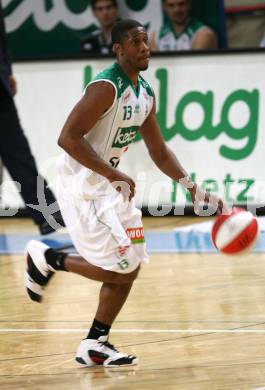 Basketball Bundesliga. Woerthersee Piraten gegen Team Panthers Fuerstenfeld. Melvin Creddle (Piraten). Klagenfurt, am 14.10.2007.
Foto: Kuess
---
pressefotos, pressefotografie, kuess, qs, qspictures, sport, bild, bilder, bilddatenbank