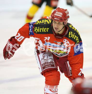 Erste Bank Eishockey Bundesliga. KAC gegen Vienna Capitals. Mike Craig (KAC). Klagenfurt, am 19.10.2007.
Foto: Kuess
---
pressefotos, pressefotografie, kuess, qs, qspictures, sport, bild, bilder, bilddatenbank